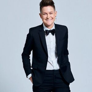 **SOLD** Kirrin Finch Georgie Formal Black Blazer with Starry Lining, Size M